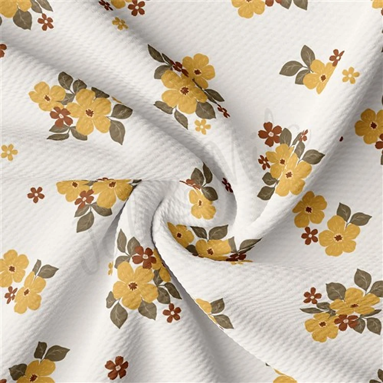 Floral Printed Liverpool Fabric AA2179 & Get a Free $89.99 Embroidery Bundle