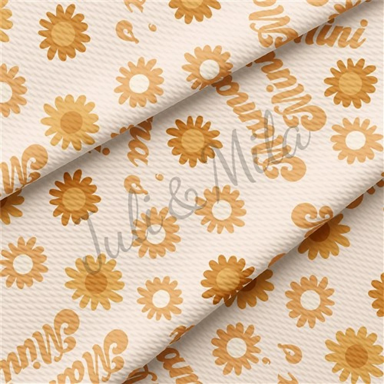 Mama Mini Printed Liverpool Bullet Textured Stretch Solid Strip Thick Knit Jersey Fabric