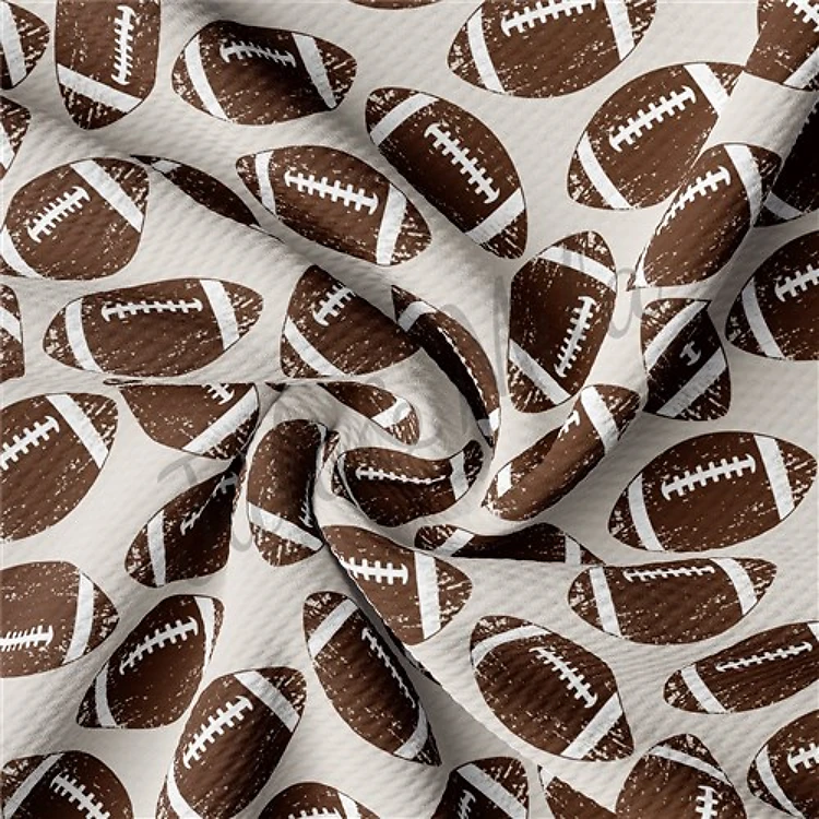 Football Printed Liverpool Bullet Textured Stretch Solid Strip Thick Knit Jersey Fabric