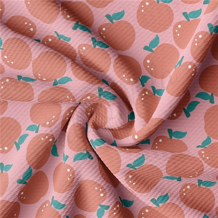 AA2318 Back to School Liverpool Bullet Textured Stretch Solid Strip Thick Knit Jersey Fabric