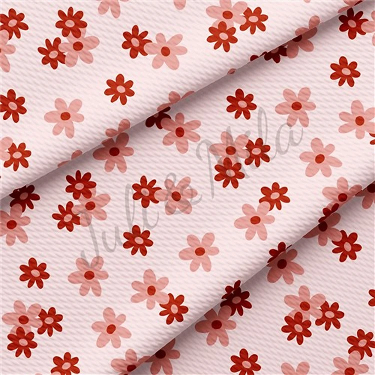 Valentine's Day Printed Liverpool Fabric Floral111 & Get a Free $89.99 Embroidery Bundle