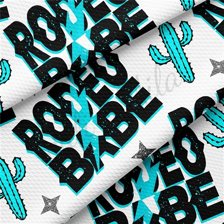 Rodeo Babe Liverpool Bullet Textured Stretch Solid Strip Thick Knit Jersey Fabric