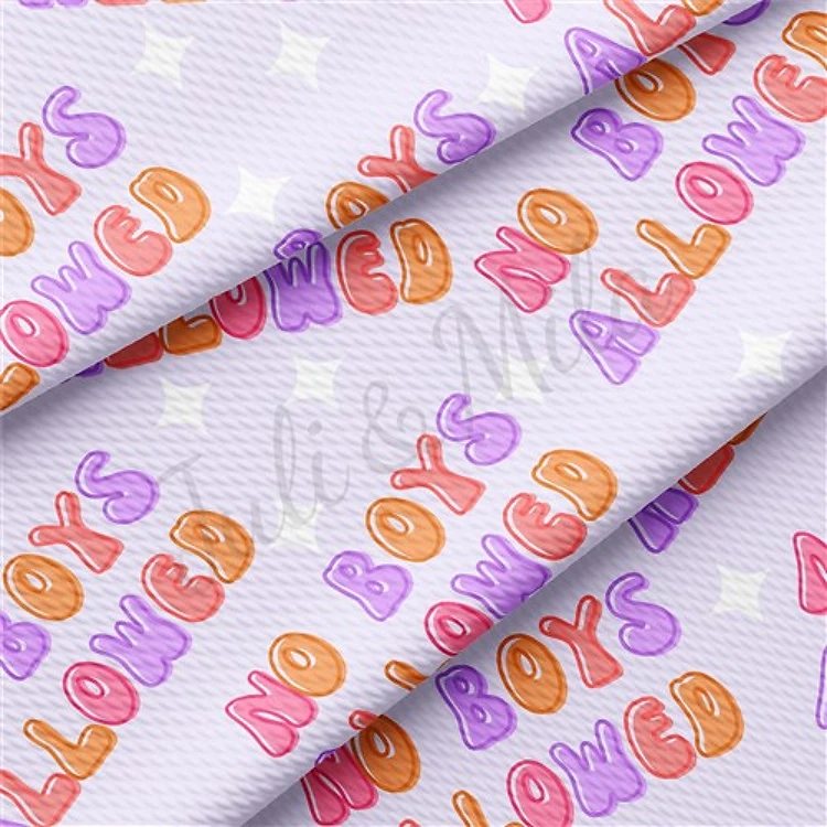 Valentine's Day Printed Liverpool Bullet Textured Stretch Solid Strip Thick Knit Jersey Fabric