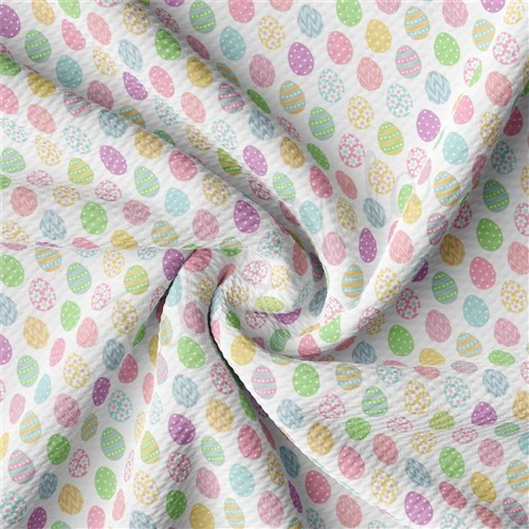 Easter AA2336 Liverpool Bullet Textured Stretch Solid Strip Thick Knit Jersey Fabric