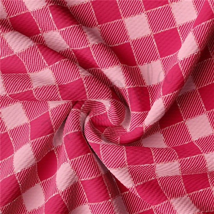 Valentine's Day Liverpool Bullet Textured Stretch Solid Strip Thick Knit Jersey Fabric