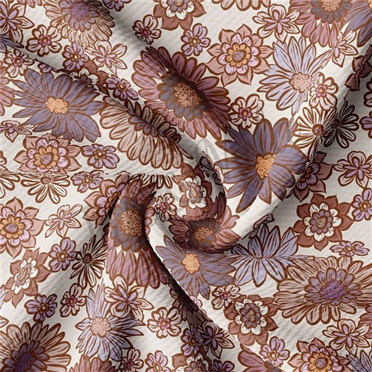 Printed Liverpool Bullet Textured Stretch Solid Strip Thick Knit Jersey Fabric