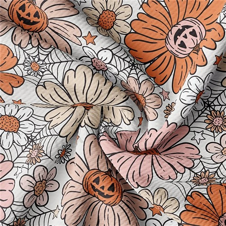 Fall AutumnPrinted Liverpool Bullet Textured Stretch Solid Strip Thick Knit Jersey Fabric