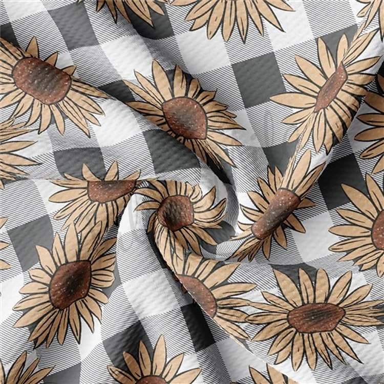 Fall Sunflowers Bullet Liverpool Fabric AA729 & Get a Free $89.99 Embroidery Bundle