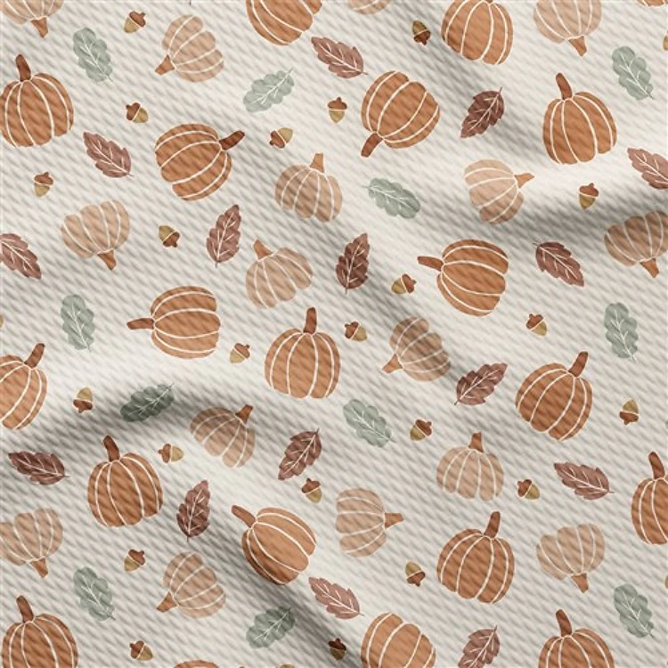 Autumn Fall Halloween Printed Liverpool Fabric AA1839 & Get a Free $89.99 Embroidery Bundle