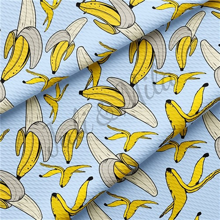 Blue Bananas Printed Liverpool Bow (Bananas 2) & Get a Free $89.99 Embroidery Bundle
