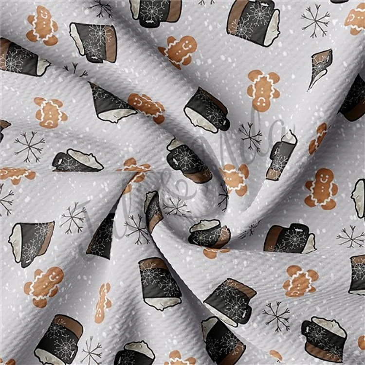 Christmas Printed Liverpool Fabric christmasseries10 & Get a Free $89.99 Embroidery Bundle