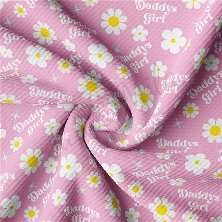 Daddy's Girl Printed Liverpool 4 Way Fabric AA1150 & Get a Free $89.99 Embroidery Bundle