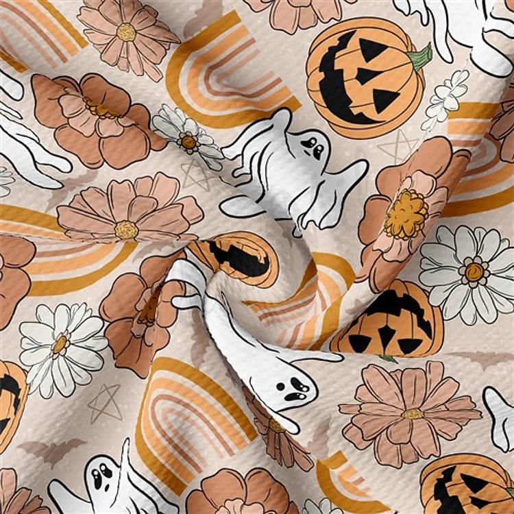 Fall Autumn Pumpkin Halloween Printed helloween AA1889 & Get a Free $89.99 Embroidery Bundle