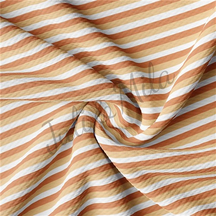 Stripes Printed Liverpool 4 Way Fabric stripes4 & Get a Free $89.99 Embroidery Bundle