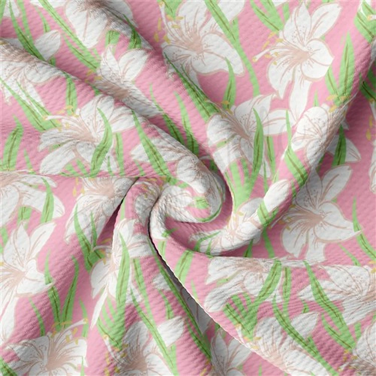 Easter AA2341 Liverpool Bullet Textured Stretch Solid Strip Thick Knit Jersey Fabric