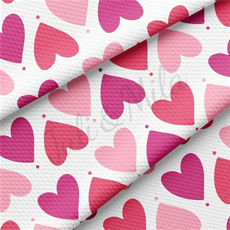 Valentine's Day Liverpool Bullet Textured Stretch Solid Strip Thick Knit Jersey Fabric