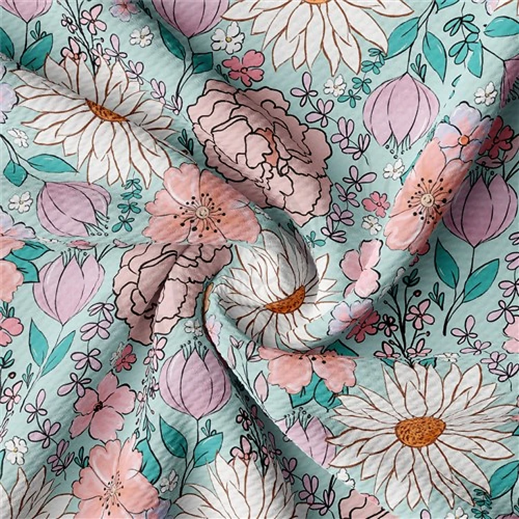 Floral Printed Liverpool AA1584 & Get a Free $89.99 Embroidery Bundle
