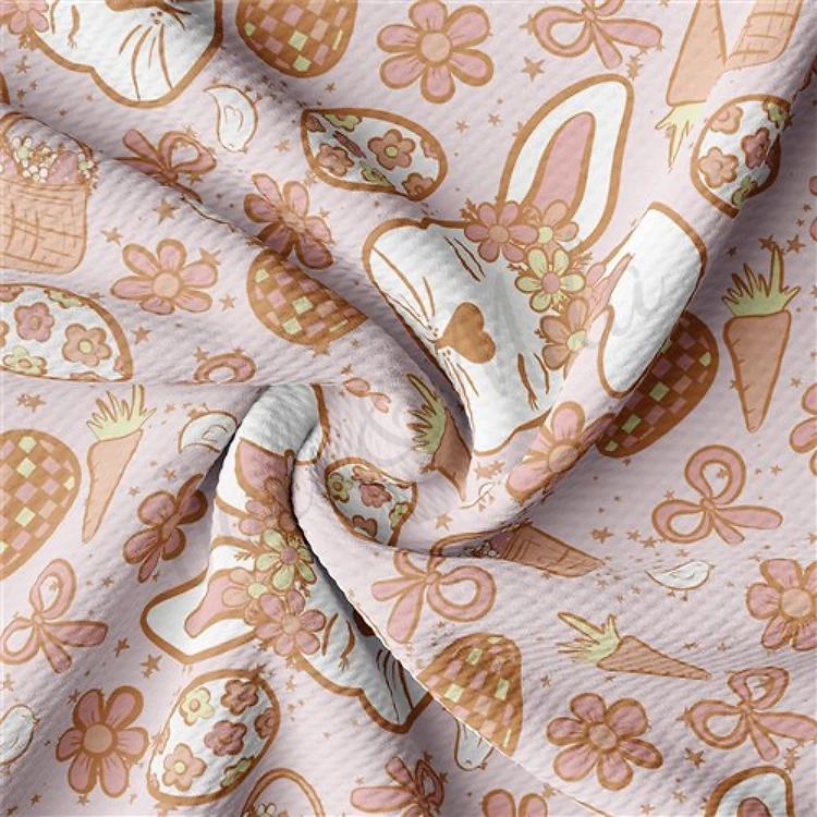 Easter Printed Liverpool Fabric AA1383 & Get a Free $89.99 Embroidery Bundle