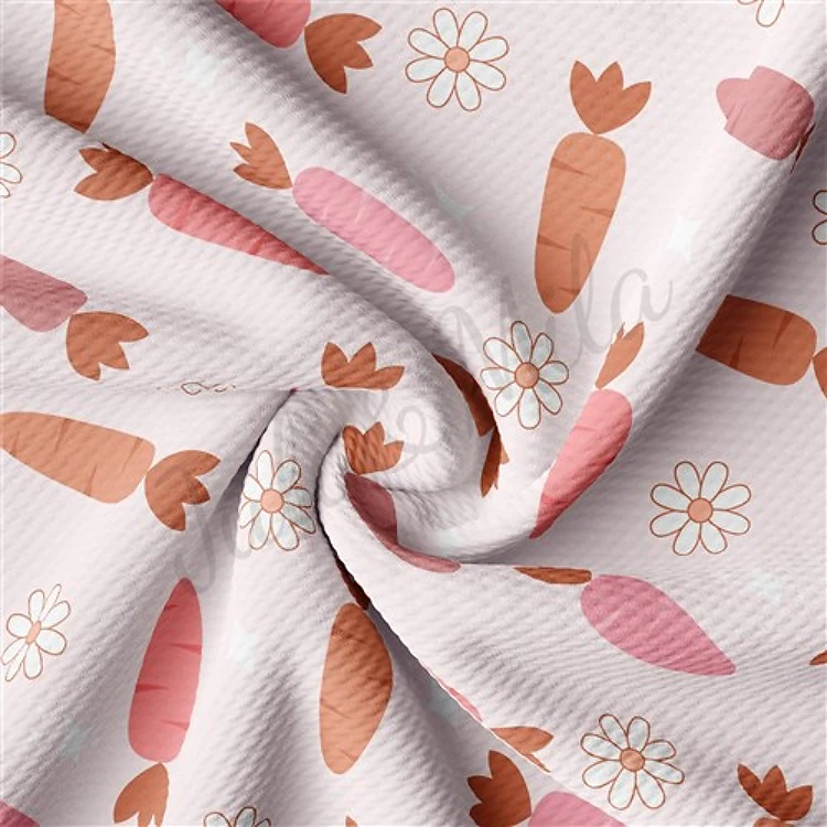 Easter Liverpool Bullet Textured Stretch Solid Strip Thick Knit Jersey Fabric