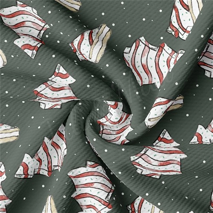 Christmas Printed Liverpool Fabric AA2086 & Get a Free $89.99 Embroidery Bundle