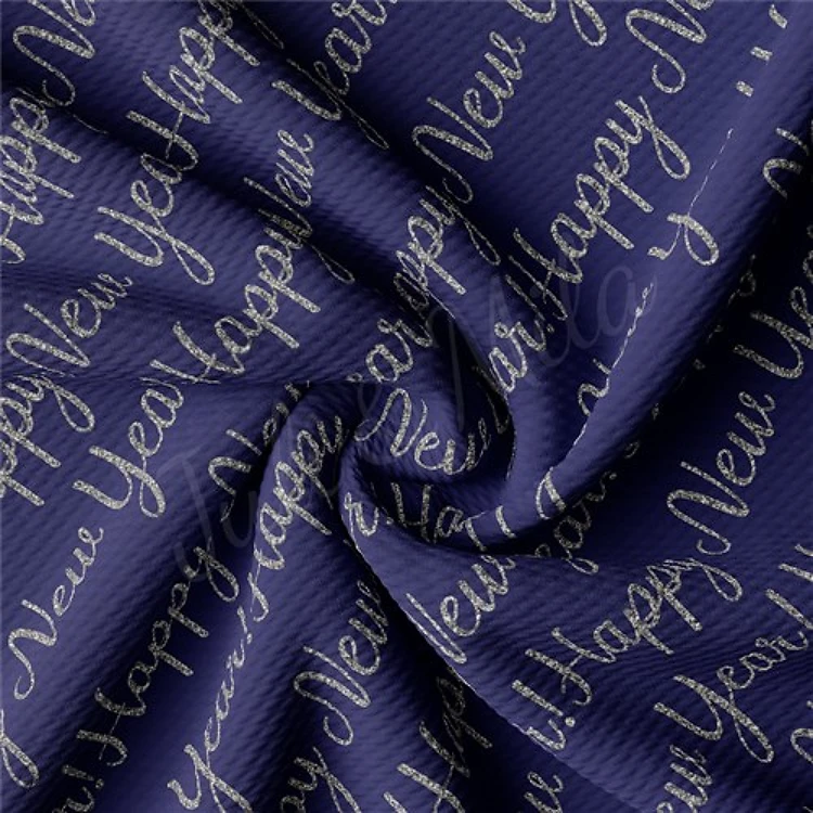 Printed Liverpool Bullet Textured Stretch Solid Strip Thick Knit Jersey Fabric