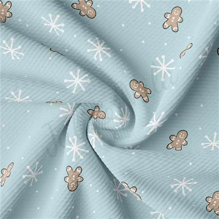 Christmas Printed Liverpool Fabric AA2159 & Get a Free $89.99 Embroidery Bundle