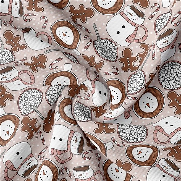 Christmas Printed Liverpool Fabric AA2150 & Get a Free $89.99 Embroidery Bundle