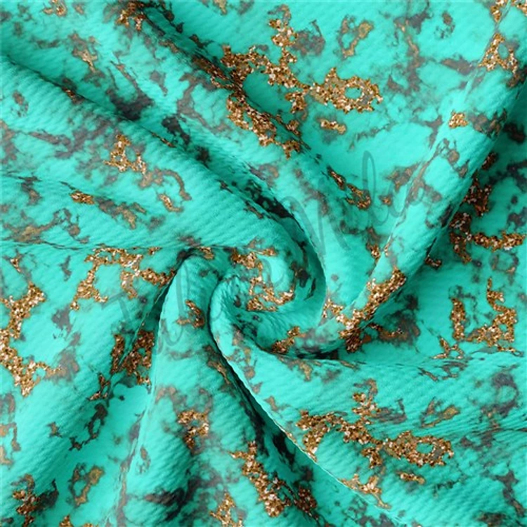 Printed Liverpool Bullet Textured Stretch Solid Strip Thick Knit Jersey Fabric
