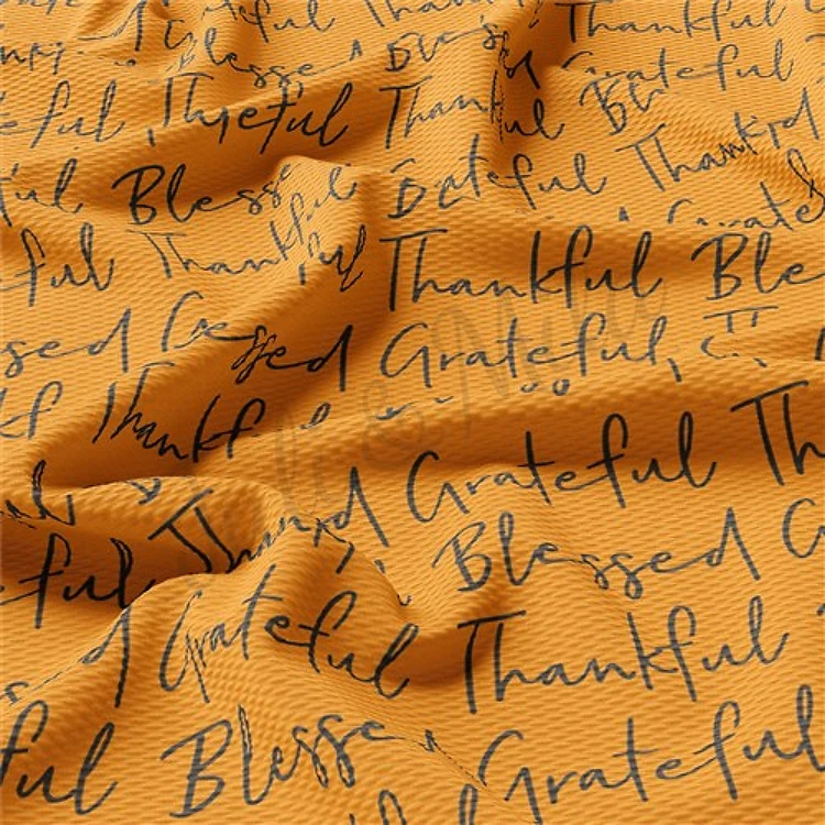 Thankful Blessed Thanksgiving Fall Autumn Printed AA590 & Get a Free $89.99 Embroidery Bundle