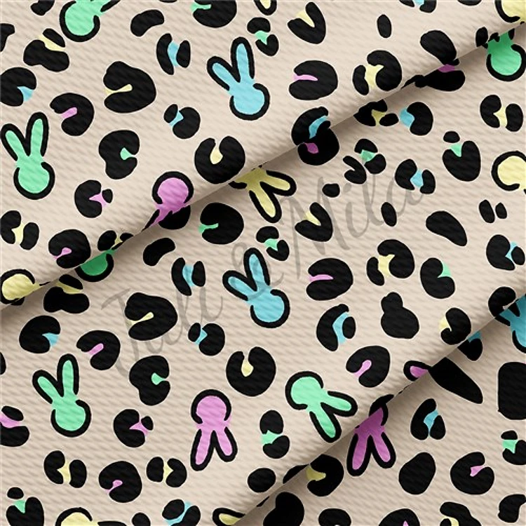 Easter Easter84 Liverpool Bullet Textured Stretch Solid Strip Thick Knit Jersey Fabric