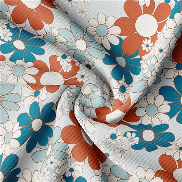 4th of July Patriotic Printed 4 Way Fabric AA1154 & Get a Free $89.99 Embroidery Bundle