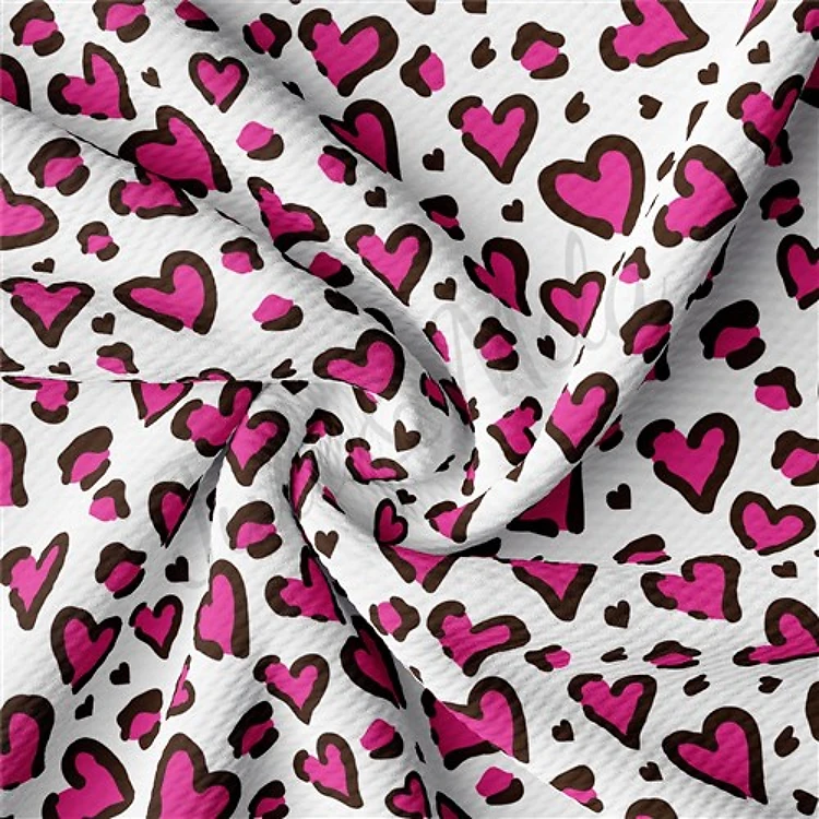 Valentine's Day Liverpool Bullet Textured Stretch Solid Strip Thick Knit Jersey Fabric