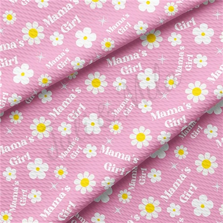 Mama's Girl Liverpool Bullet Textured Stretch Solid Strip Thick Knit Jersey Fabric