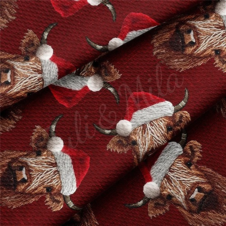 Christmas Printed Liverpool Fabric AA1819 & Get a Free $89.99 Embroidery Bundle