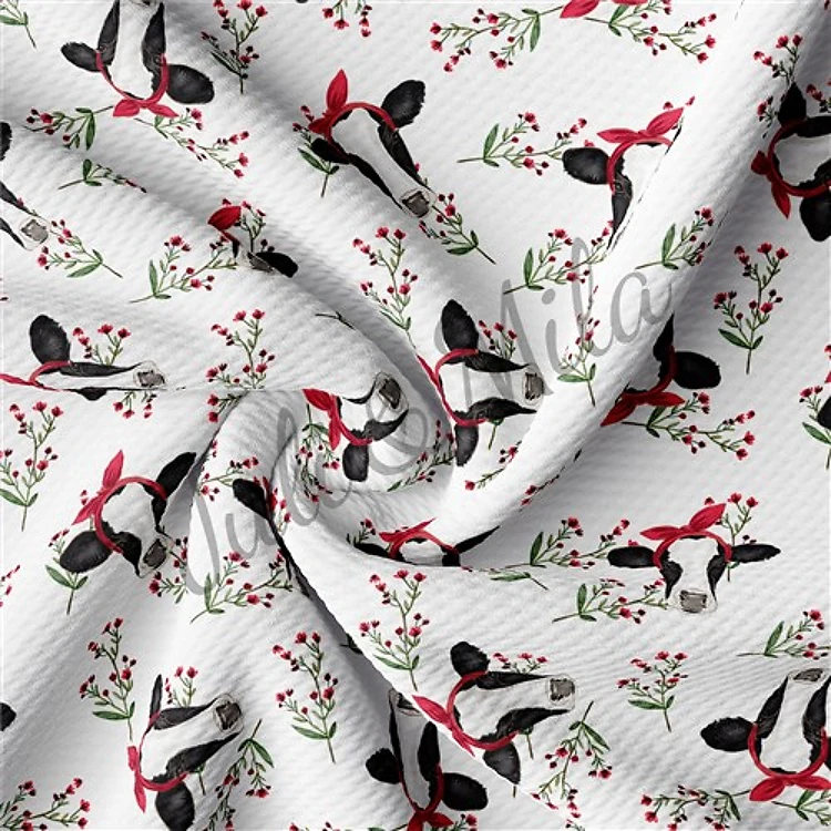 Printed Liverpool Fabric Cow & Get a Free $89.99 Embroidery Bundle