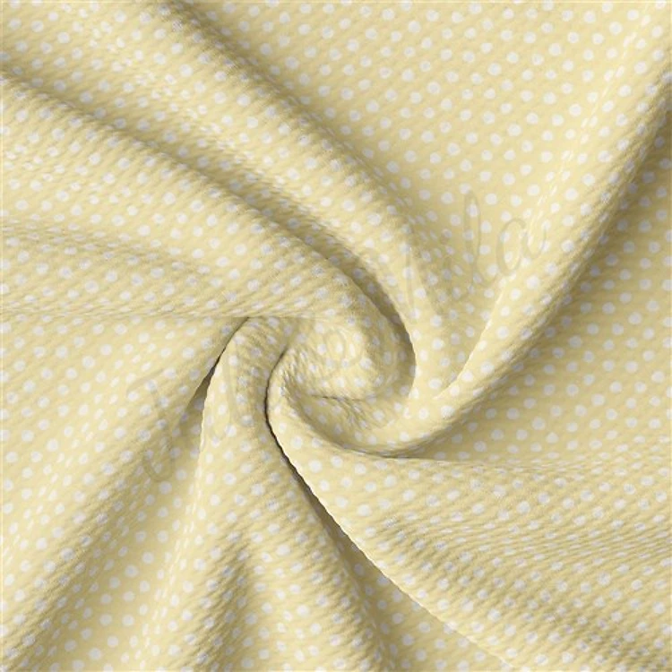 Easter AA2332 Liverpool Bullet Textured Stretch Solid Strip Thick Knit Jersey Fabric