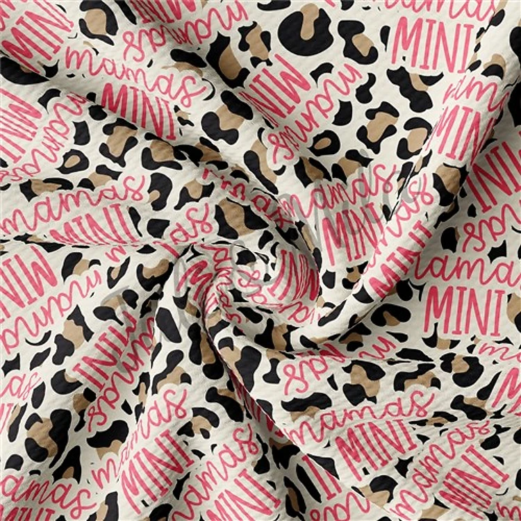 Mama's Mini Liverpool Bullet Textured Stretch Solid Strip Thick Knit Jersey Fabric