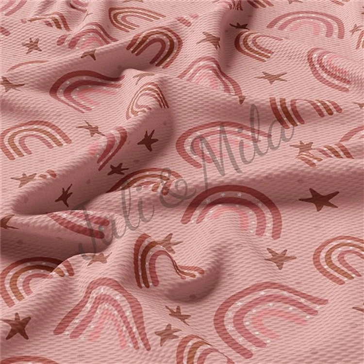 Printed Liverpool Fabric (Rainbow10) & Get a Free $89.99 Embroidery Bundle