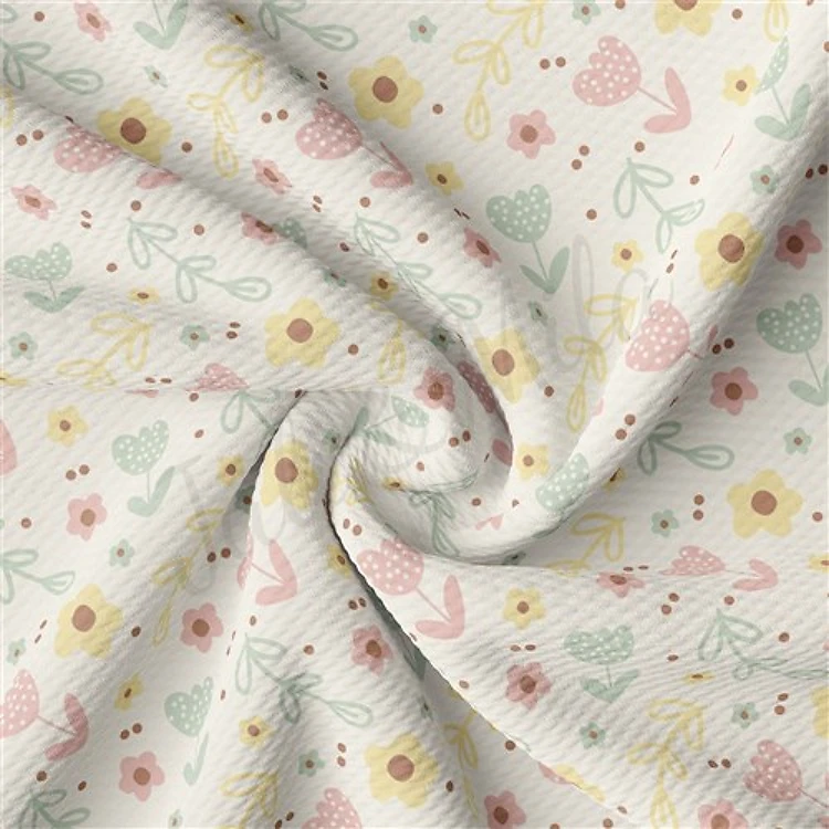 Easter AA2366 Liverpool Bullet Textured Stretch Solid Strip Thick Knit Jersey Fabric