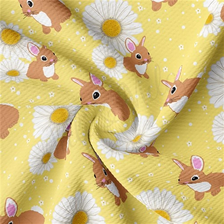 Printed Liverpool Fabric AA2493 Easter & Get a Free $89.99 Embroidery Bundle