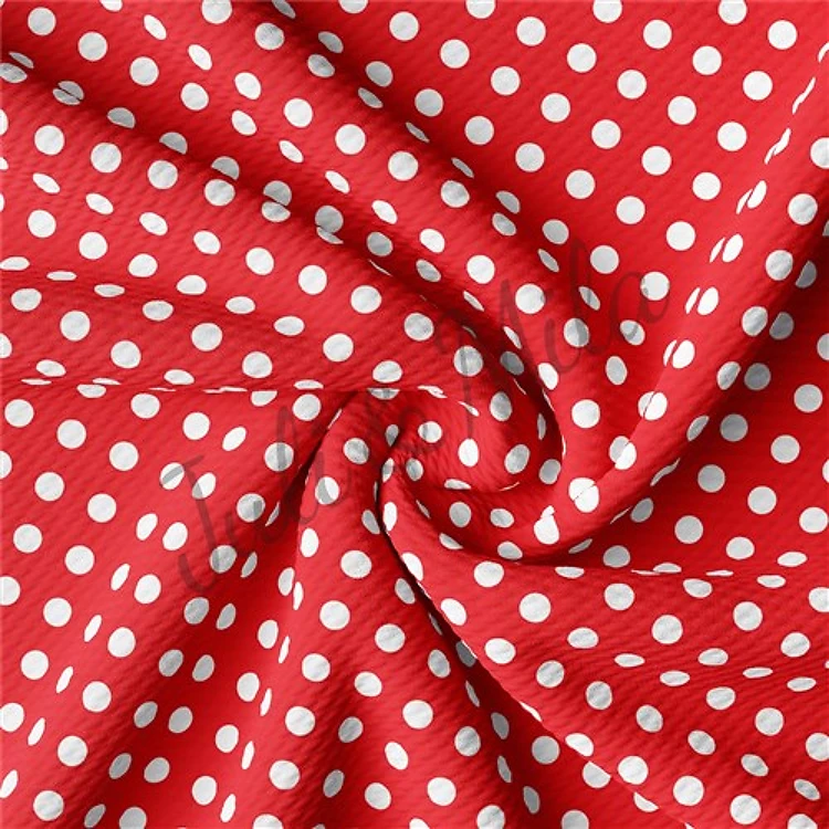 Printed Liverpool Polka Dots Red AA256 & Get a Free $89.99 Embroidery Bundle