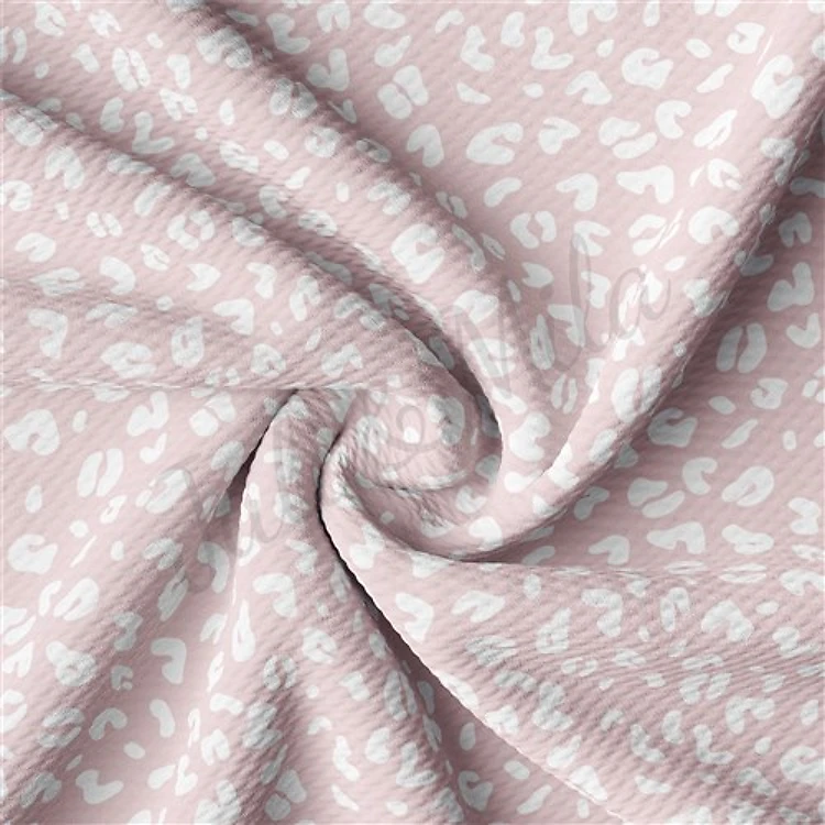 Cheetah Leopard Printed Liverpool 4 Way Fabric AA1206 & Get a Free $89.99 Embroidery Bundle