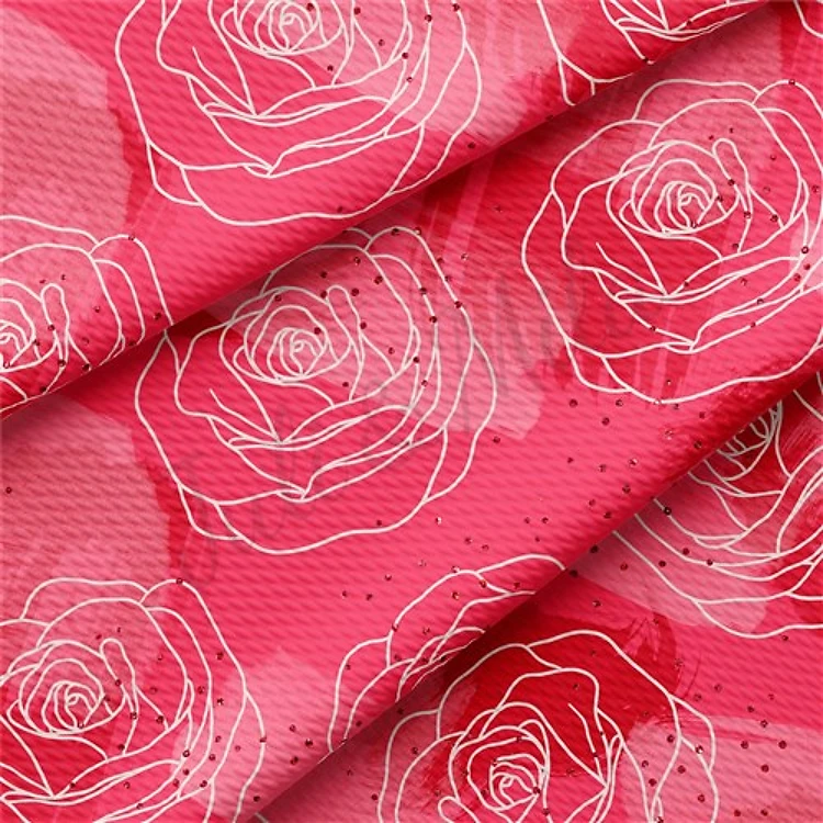 Valentine's Day Liverpool Bullet Textured Stretch Solid Strip Thick Knit Jersey Fabric