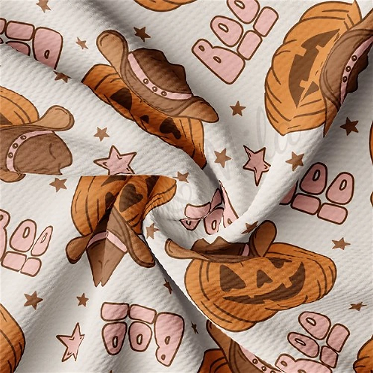 Fall AutumnPrinted Liverpool Bullet Textured Stretch Solid Strip Thick Knit Jersey Fabric