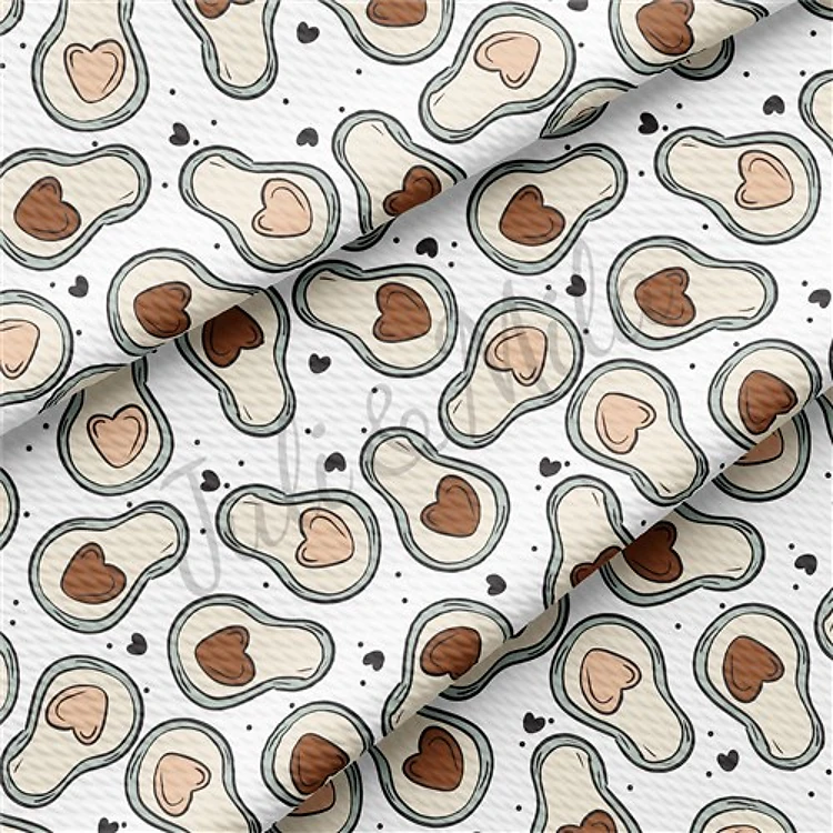 Valentine's Day Printed Liverpool Fabric Avocado & Get a Free $89.99 Embroidery Bundle