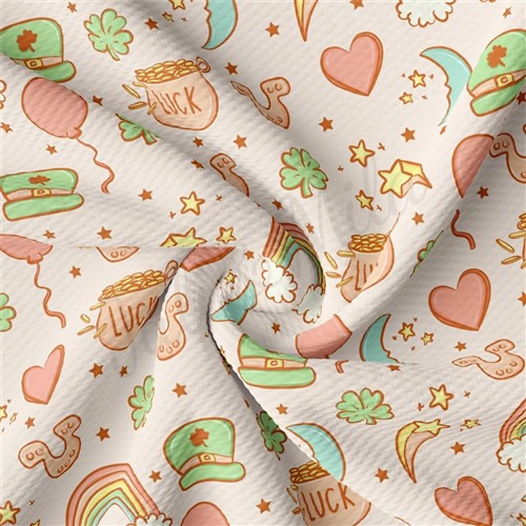 St. Patrick's Day Liverpool Bullet Textured Stretch Solid Strip Thick Knit Jersey Fabric