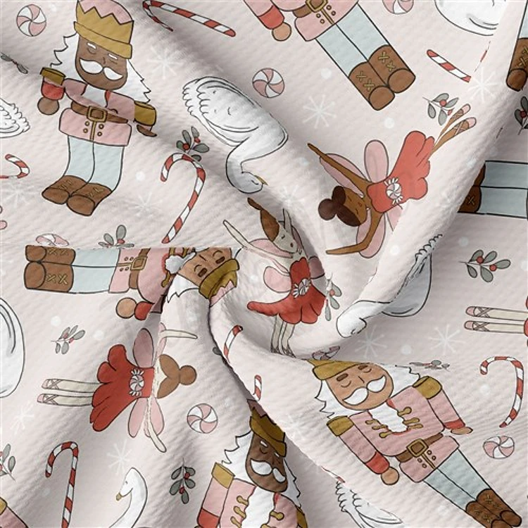 Christmas Printed Liverpool Fabric AA2134 & Get a Free $89.99 Embroidery Bundle