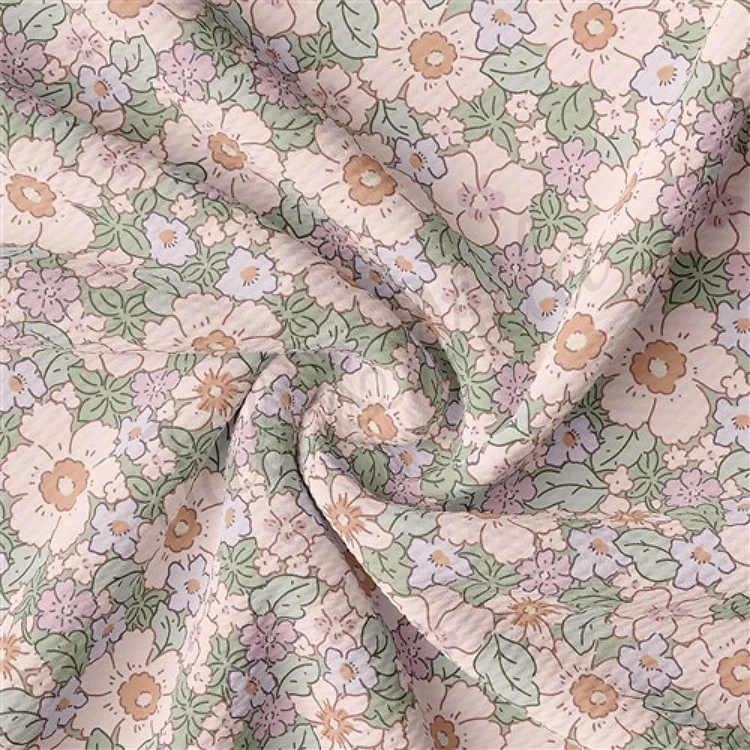 Easter Liverpool Bullet Textured Stretch Solid Strip Thick Knit Jersey Fabric