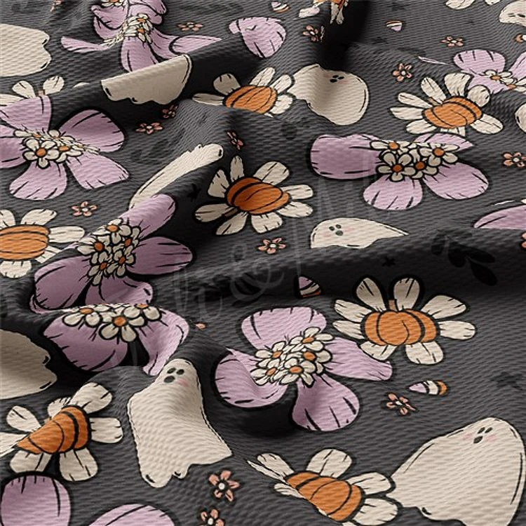 Autumn Fall Halloween Printed Liverpool Fabric AA1824 & Get a Free $89.99 Embroidery Bundle