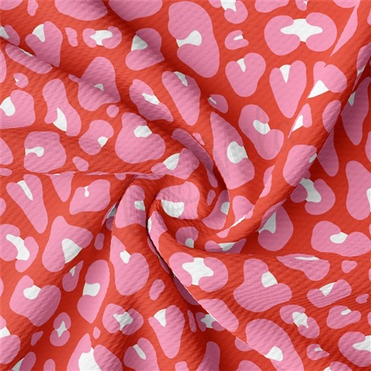 Valentine's Day Liverpool Bullet Textured Stretch Solid Strip Thick Knit Jersey Fabric